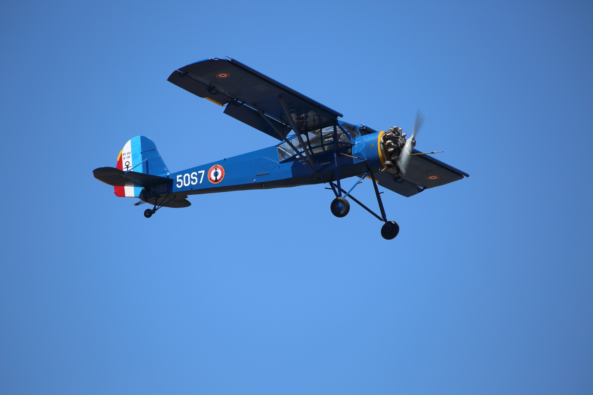 blue 50s7 aircraft