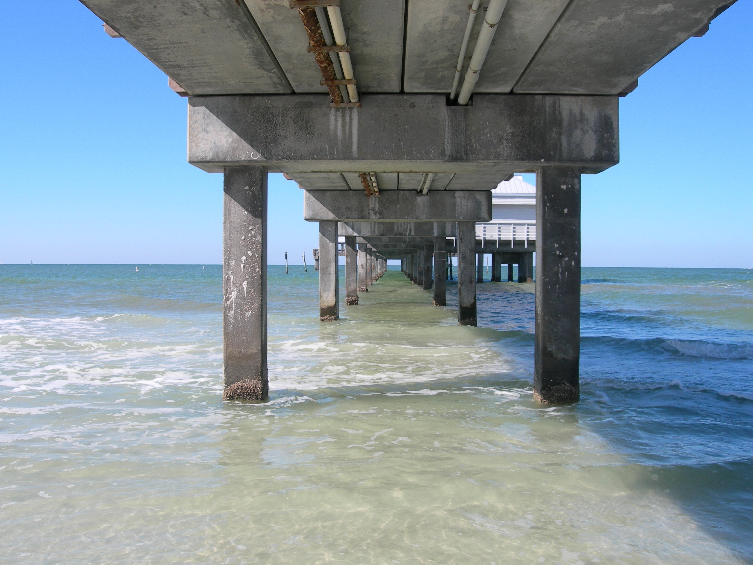 gray concrete dock