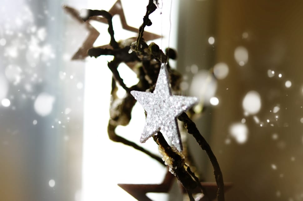 silver star hanging decor preview