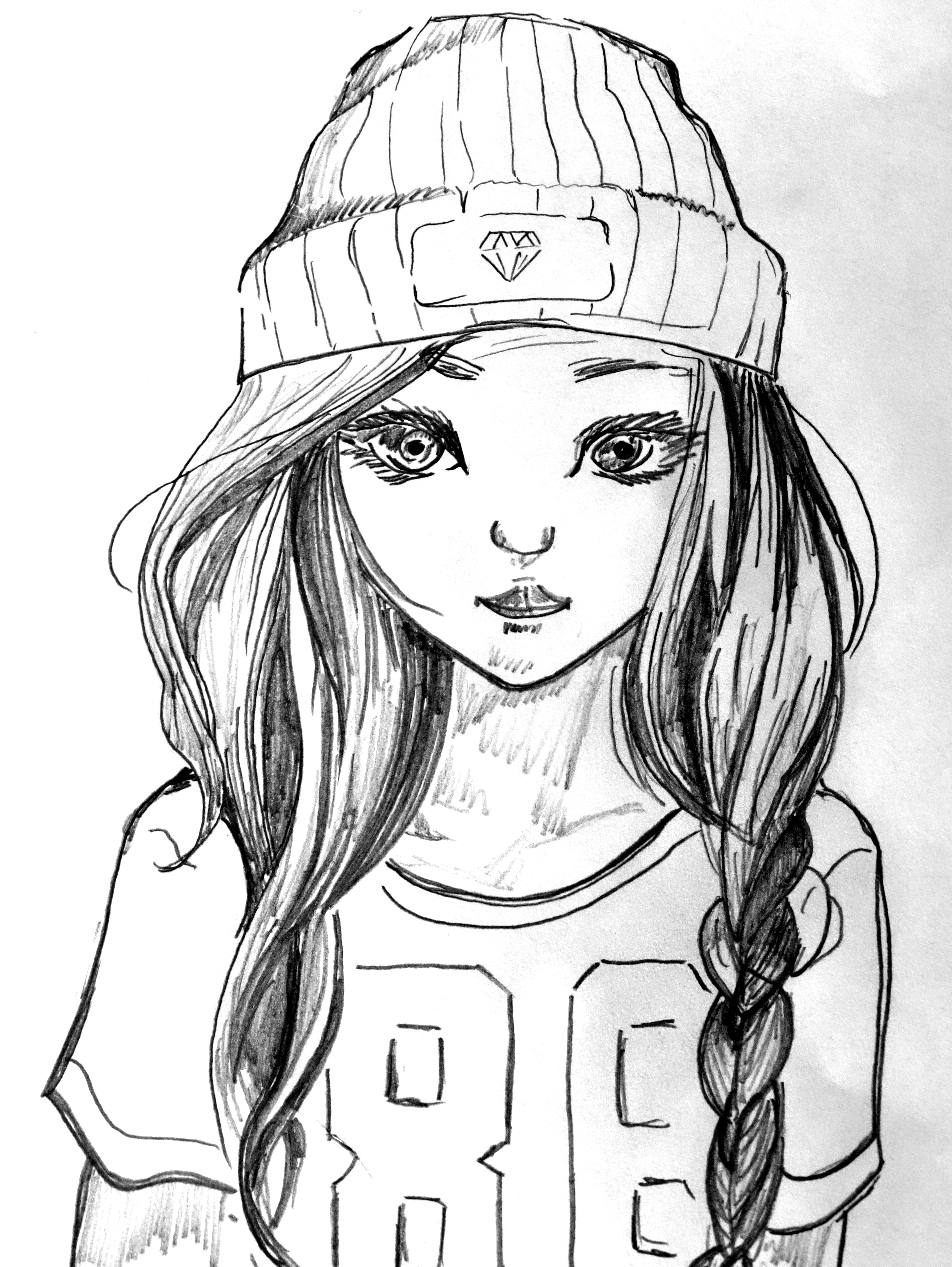 female sketch