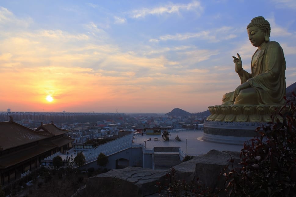 Big Buddha, Buddha Statues, Sunset, statue, sculpture preview