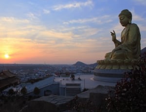 Big Buddha, Buddha Statues, Sunset, statue, sculpture thumbnail