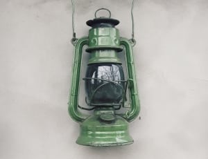 green kerosene lamp thumbnail