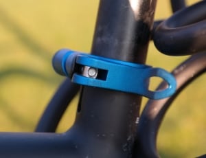 blue steel bicycle clamp thumbnail