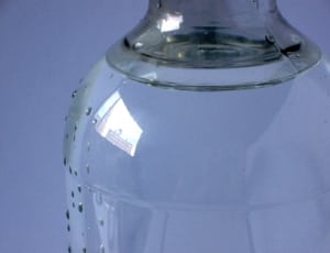clear glass container filled with water thumbnail