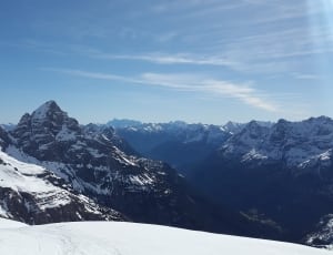 photo of mountains covered with snow thumbnail