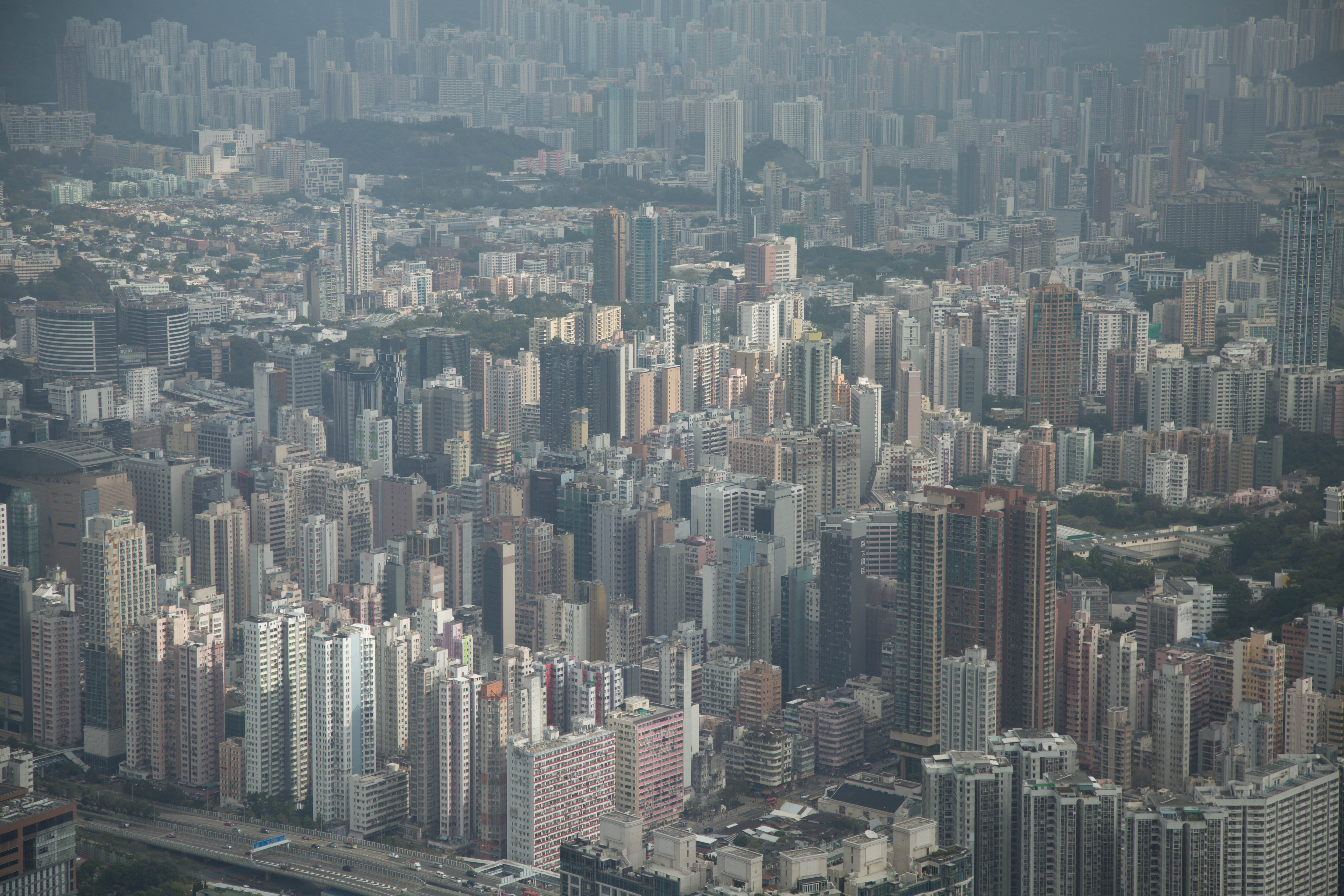 aerial photography of city high rise buildings