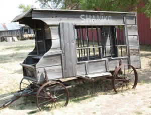 gray wooden carriage thumbnail