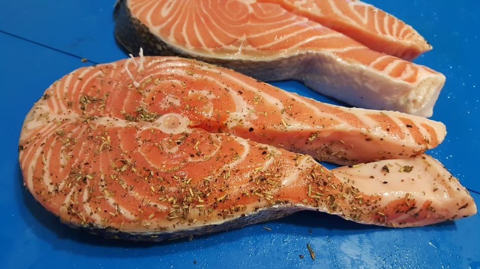 sliced salmon preview