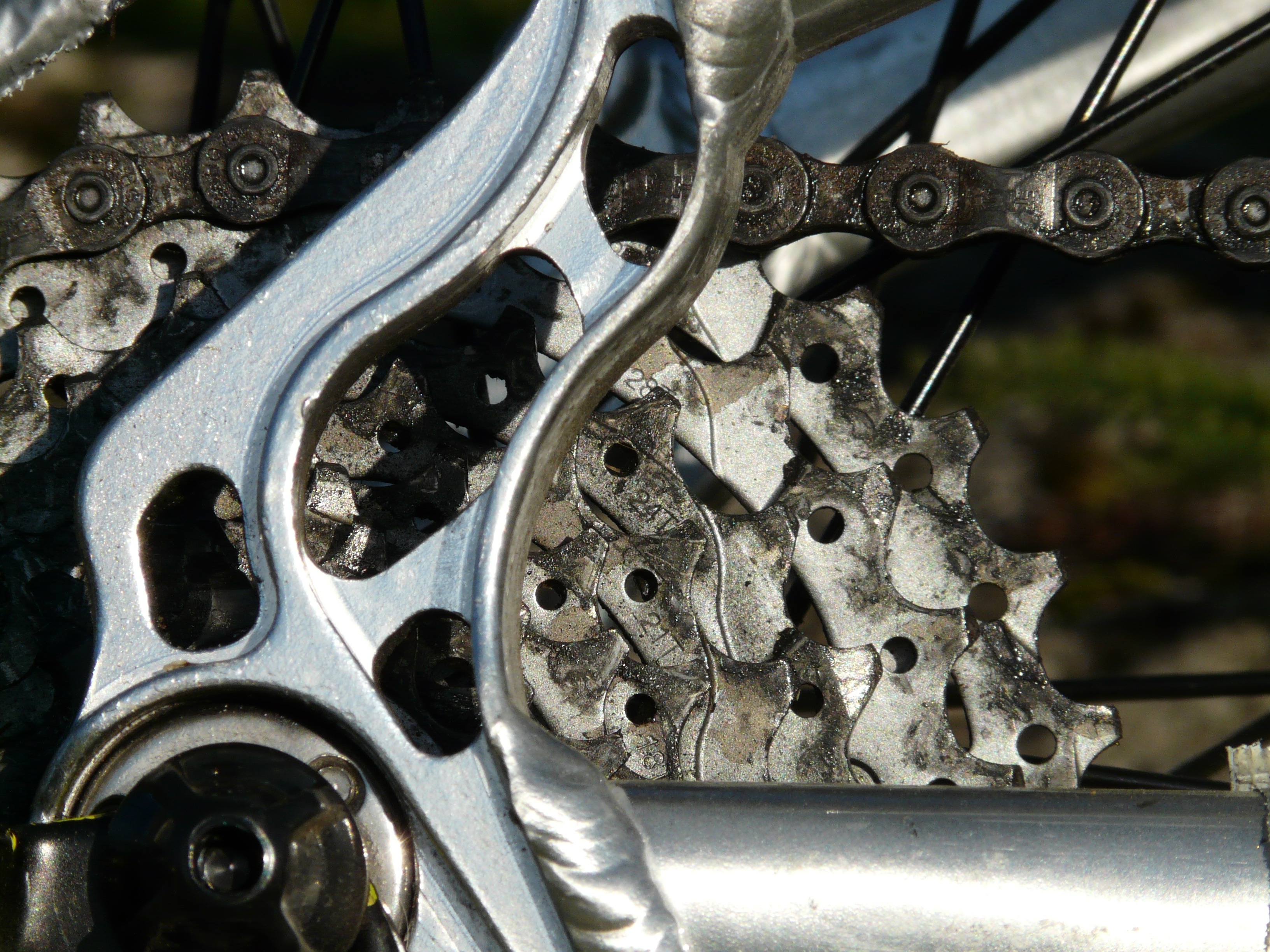 grey bicycle part