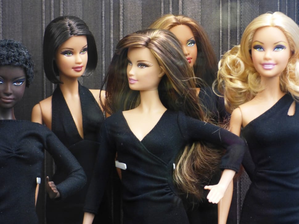 assorted female plastic doll preview