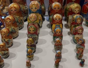 ceramic russian doll lot thumbnail
