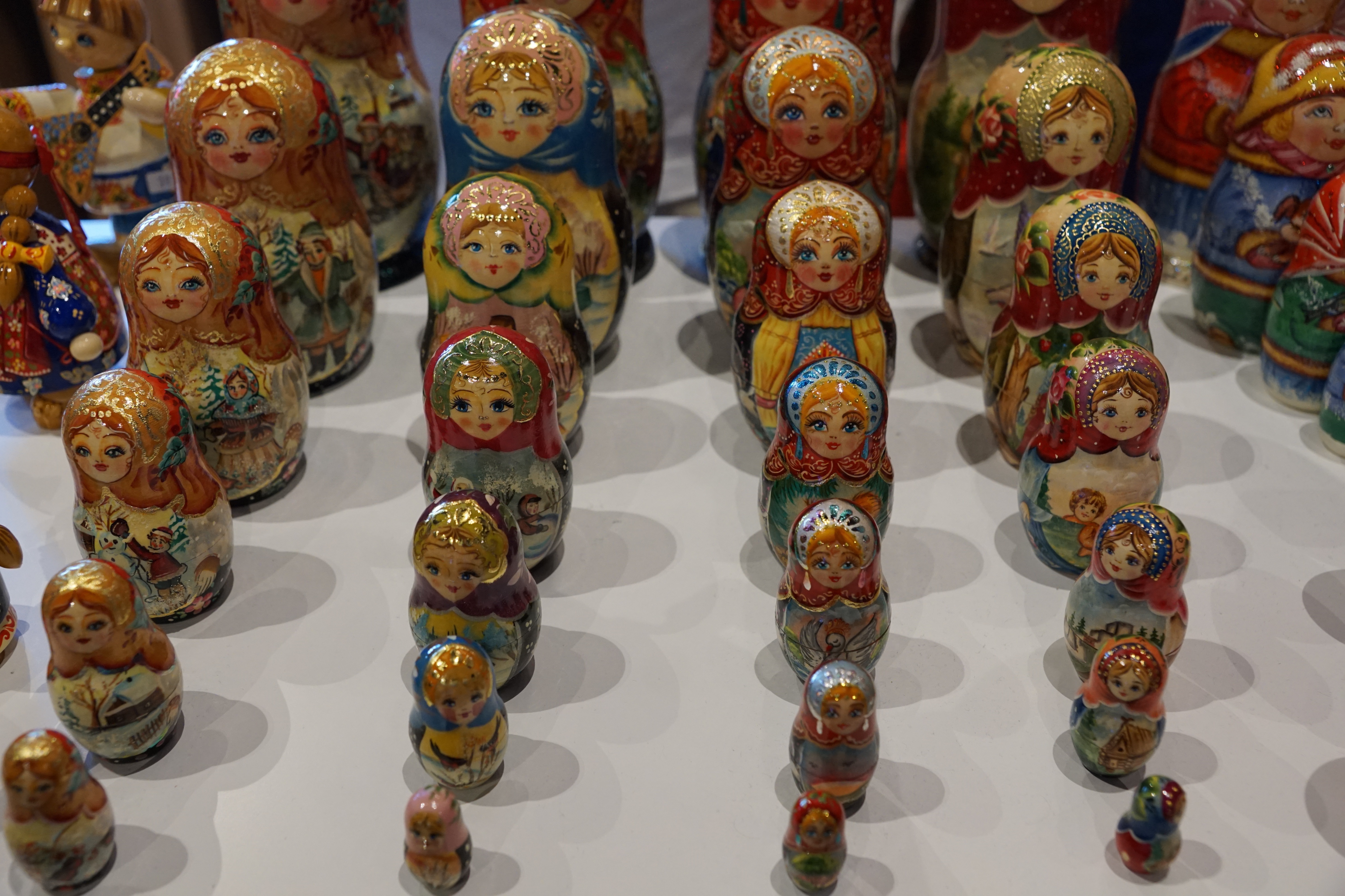 ceramic russian doll lot