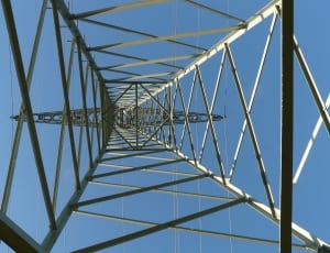 gray steel transmission tower thumbnail