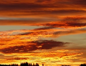 orange clouds sunset thumbnail