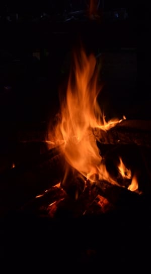 flaming bonfire thumbnail