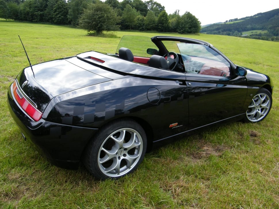 black convertible coupe preview