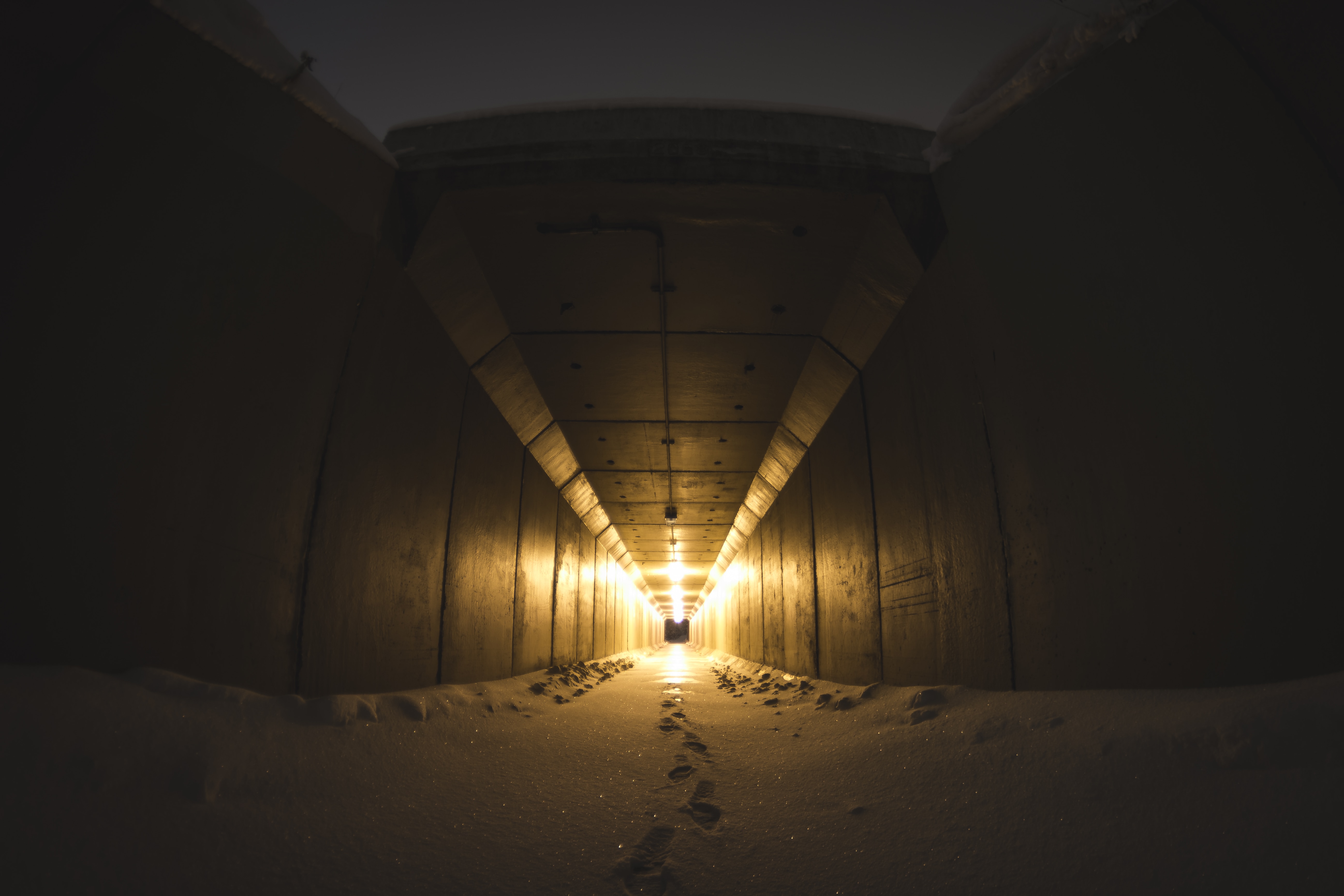black metal tunnel