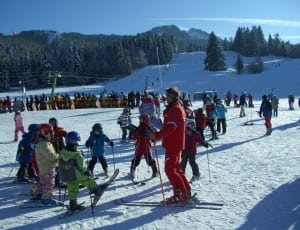 people wearing snow skis thumbnail