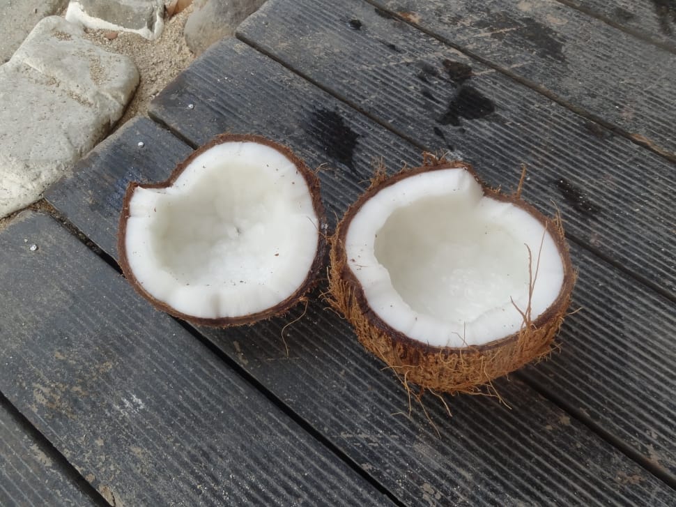 brown white coconut preview