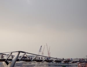 photo of white steel frame bridge thumbnail