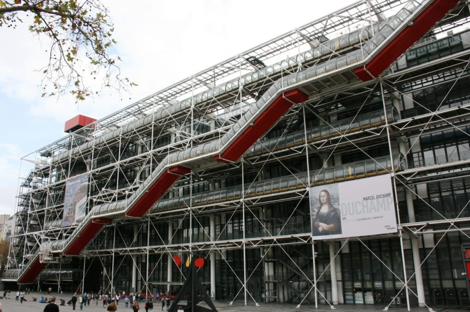 pompidou center at daytime preview