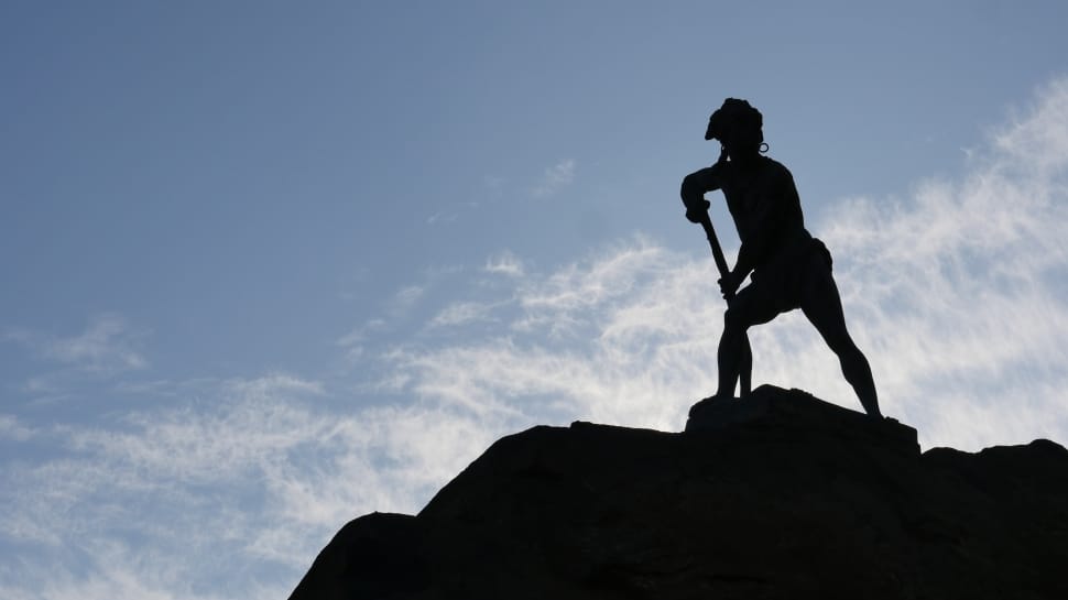 silhouette of person during daytime preview