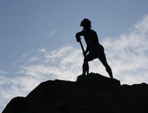 silhouette of person during daytime thumbnail
