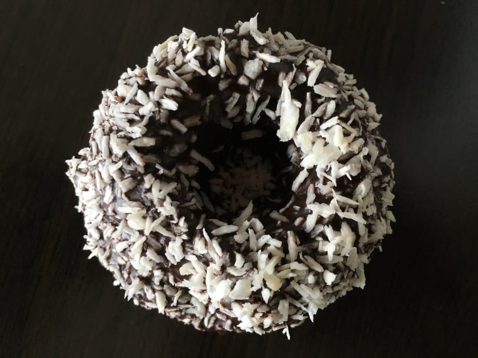white and black donut preview