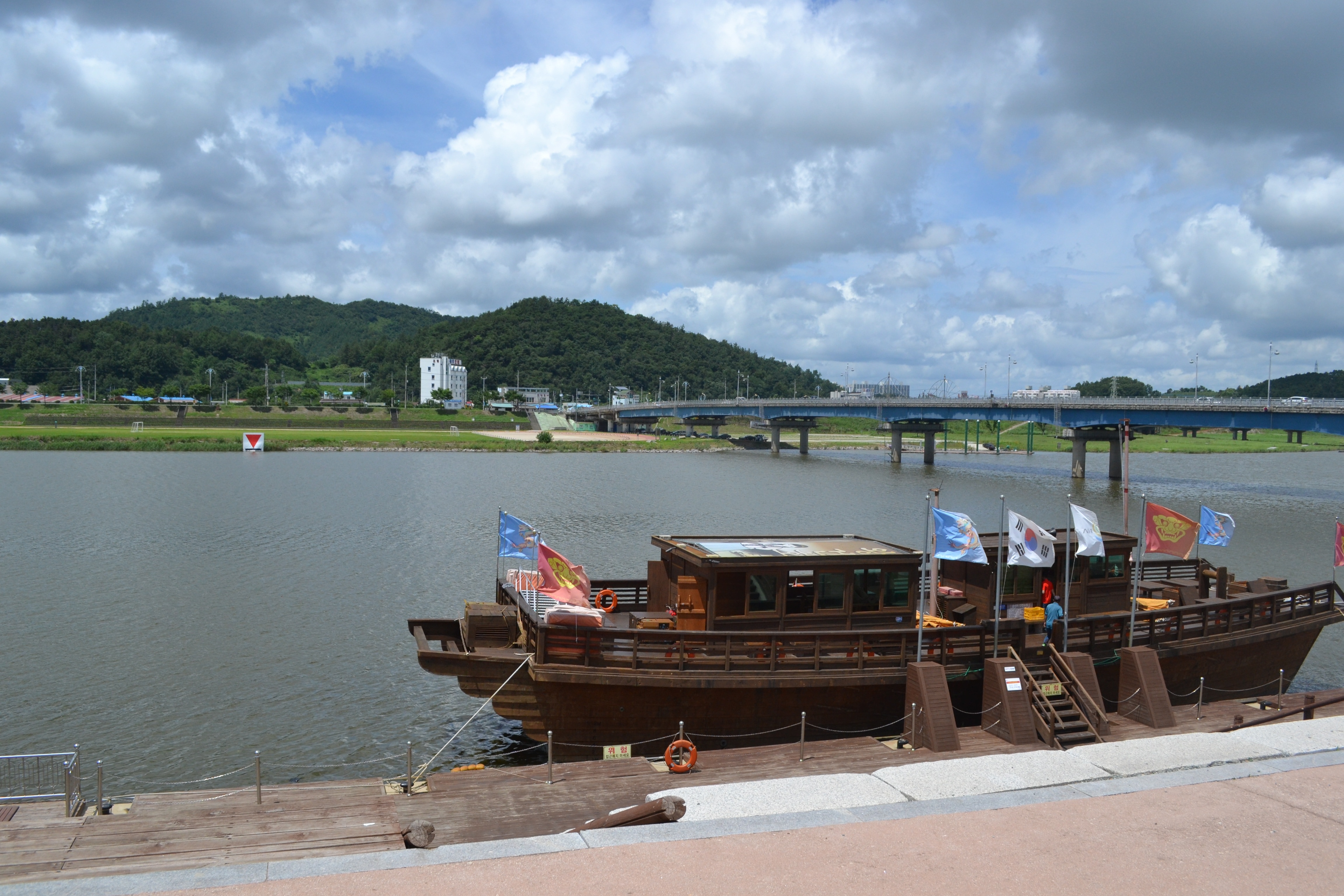 brown boat near dock