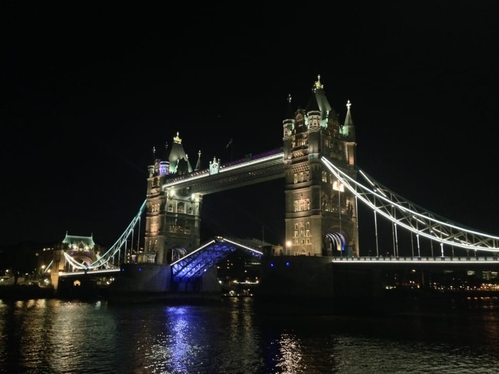 person taking a photo of London Bridge preview