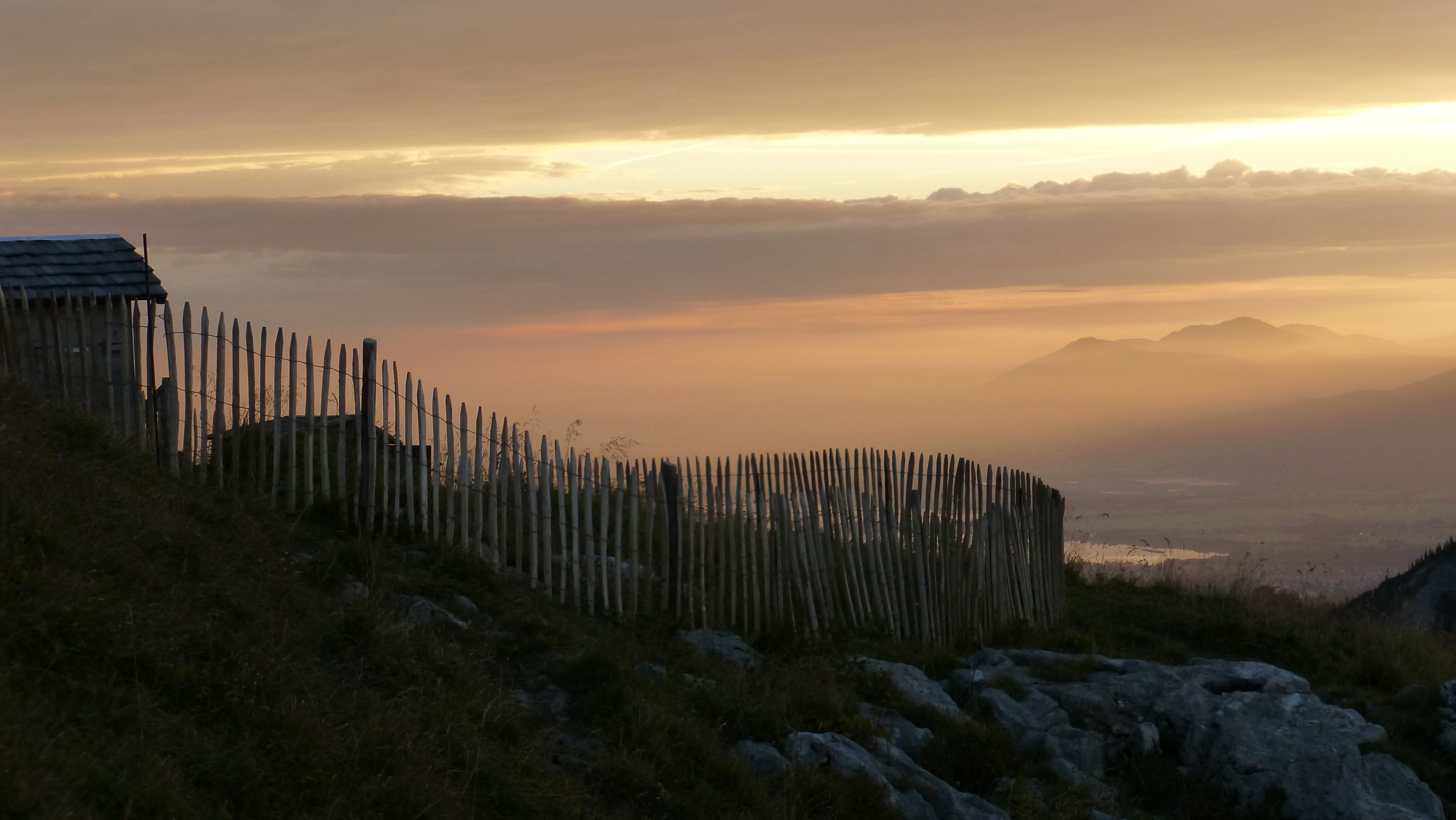 white wooden fence