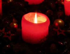 red votive candle thumbnail
