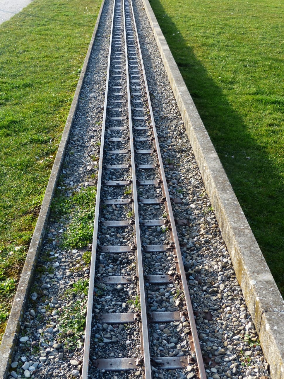 gray metal railroad preview