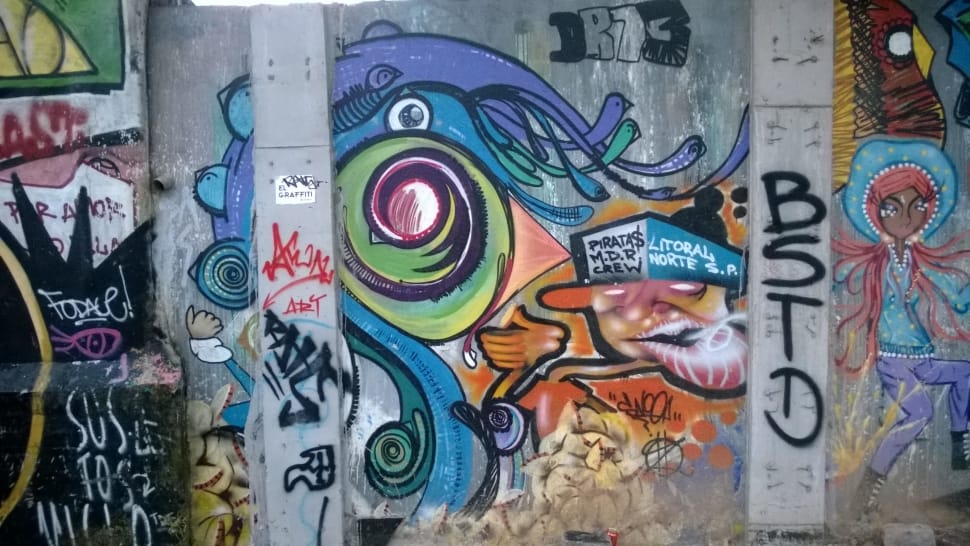 Graffiti wall preview