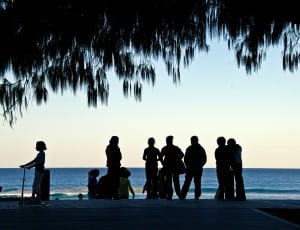 group of people on the beach thumbnail