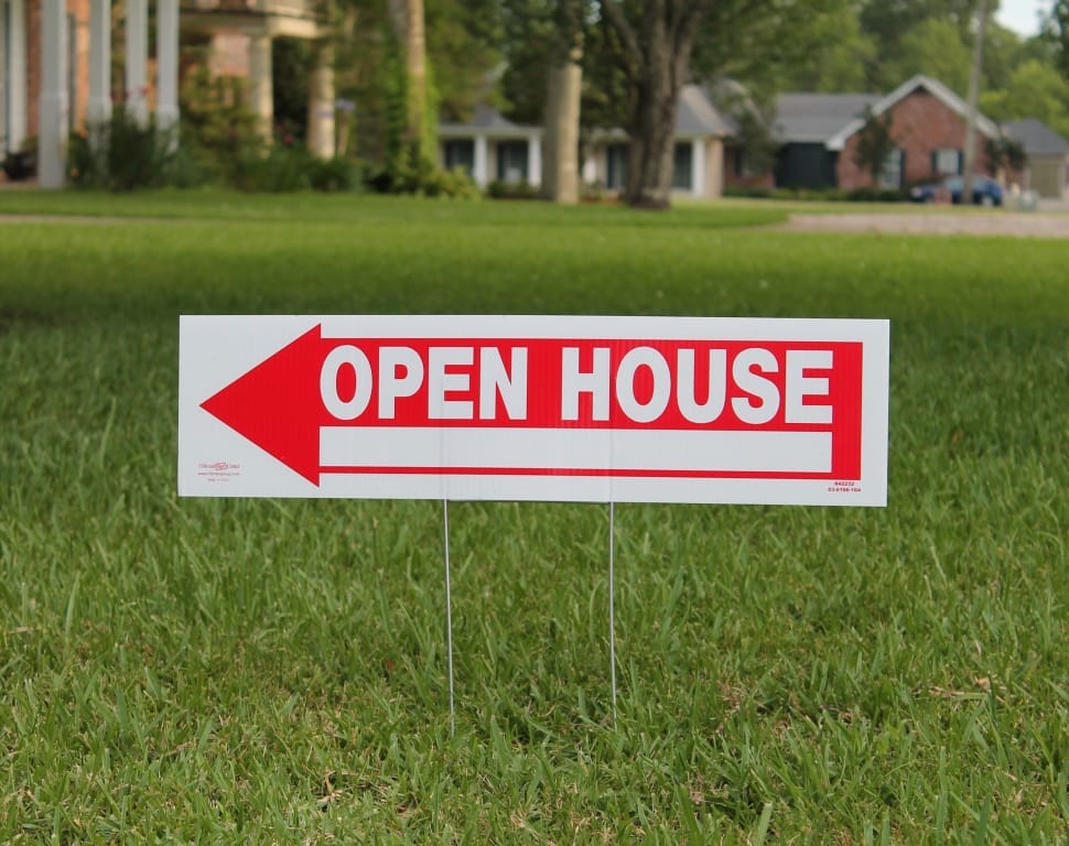open house signage preview