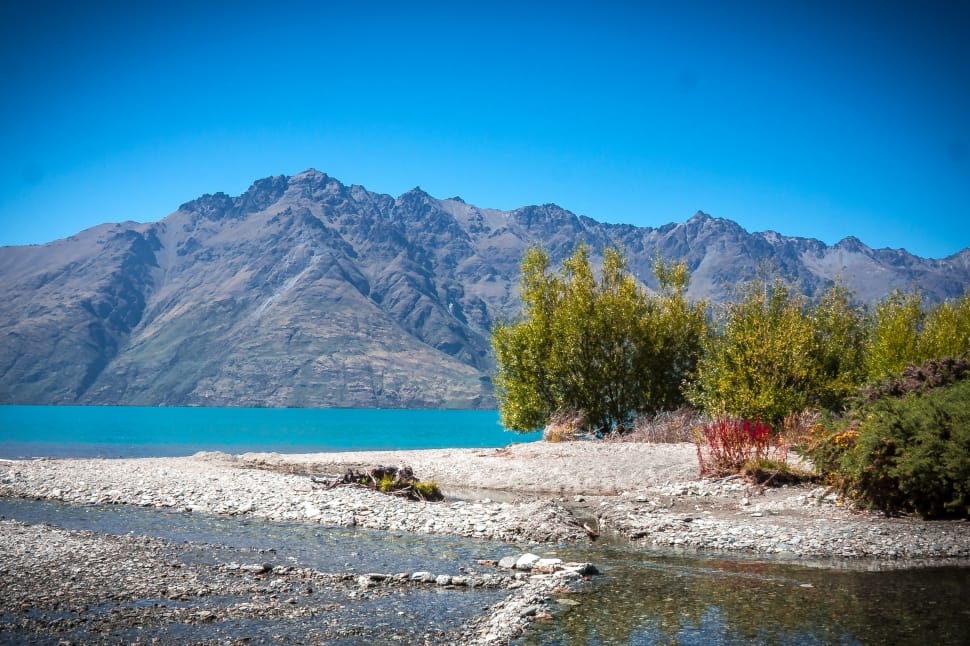 Glenorchy, New Zealand, Mountains, mountain, blue preview