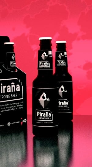 pirana glass bottles thumbnail