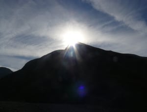 silhouette of mountain thumbnail
