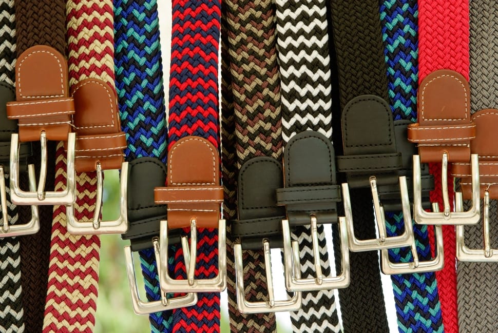 assorted color of belts preview