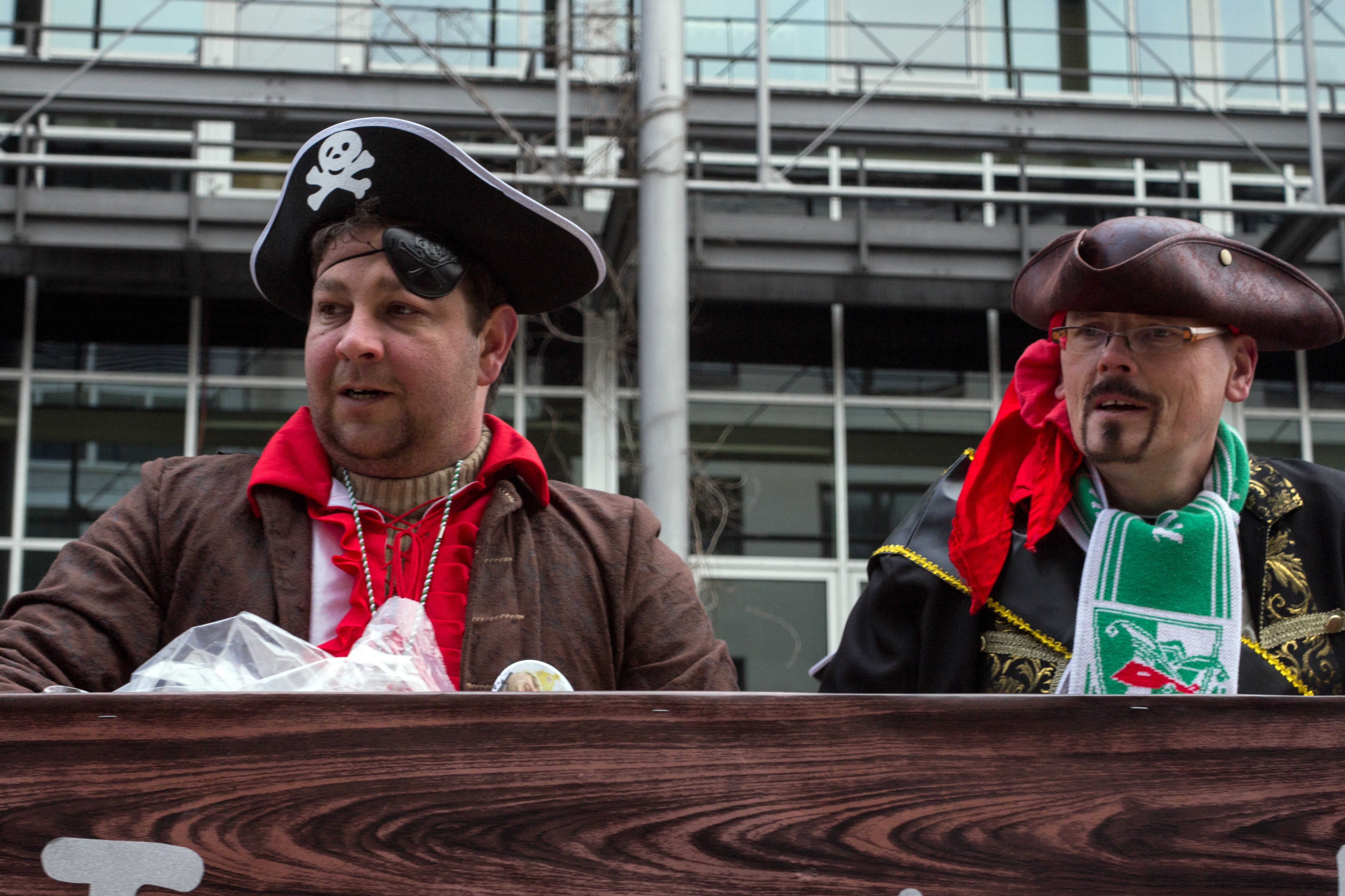 two pirate costumes