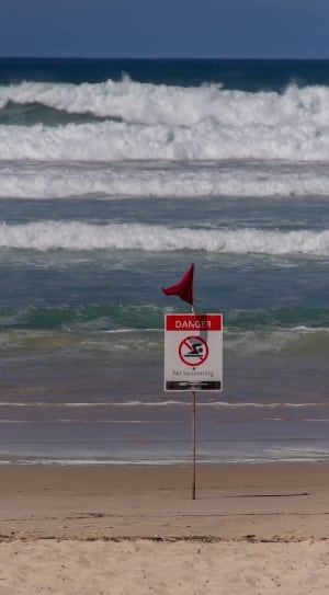 danger no swimming sign thumbnail