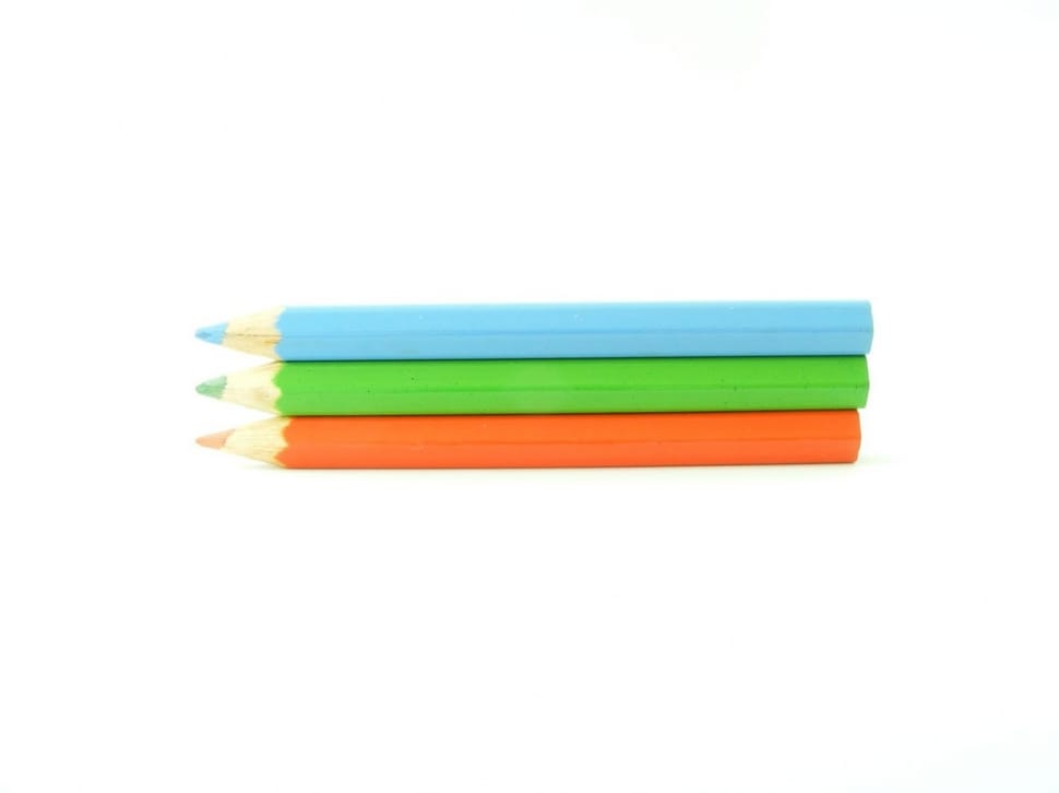 blue green and orange color pen preview