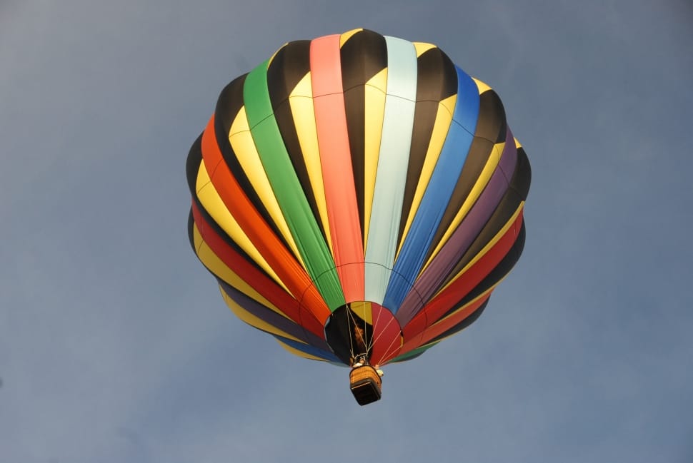 multicolored hot air balloon preview