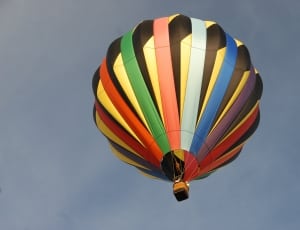 multicolored hot air balloon thumbnail