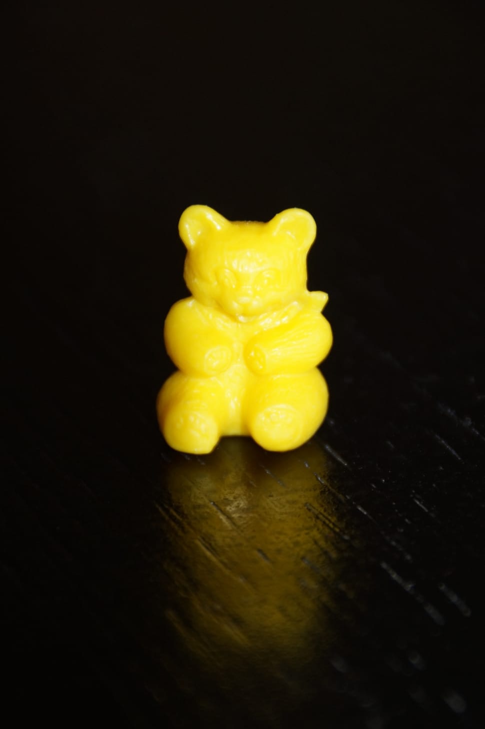 yellow bear figurine preview