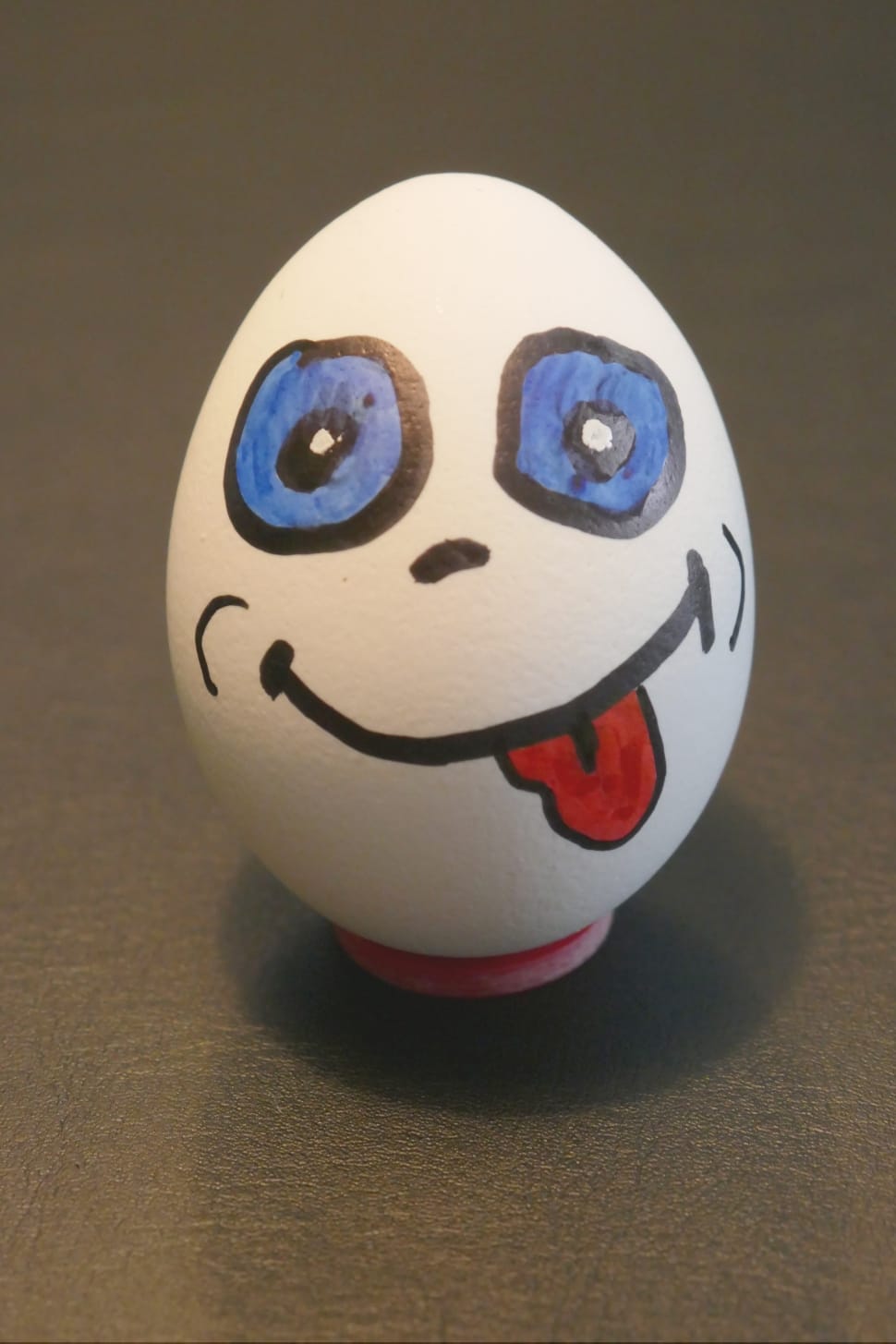 white blue and red egg decor preview