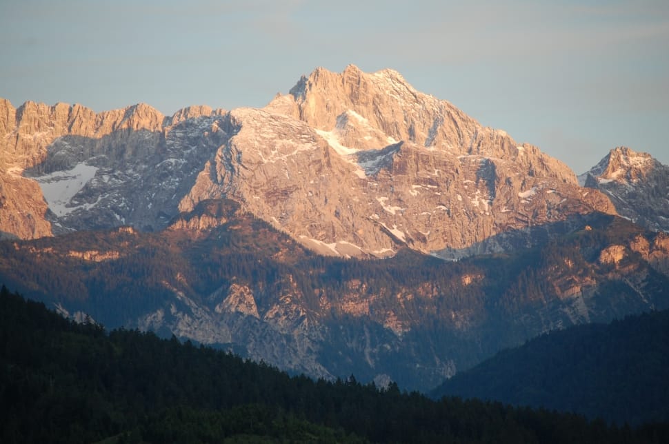 gray alps during cloudy skies preview