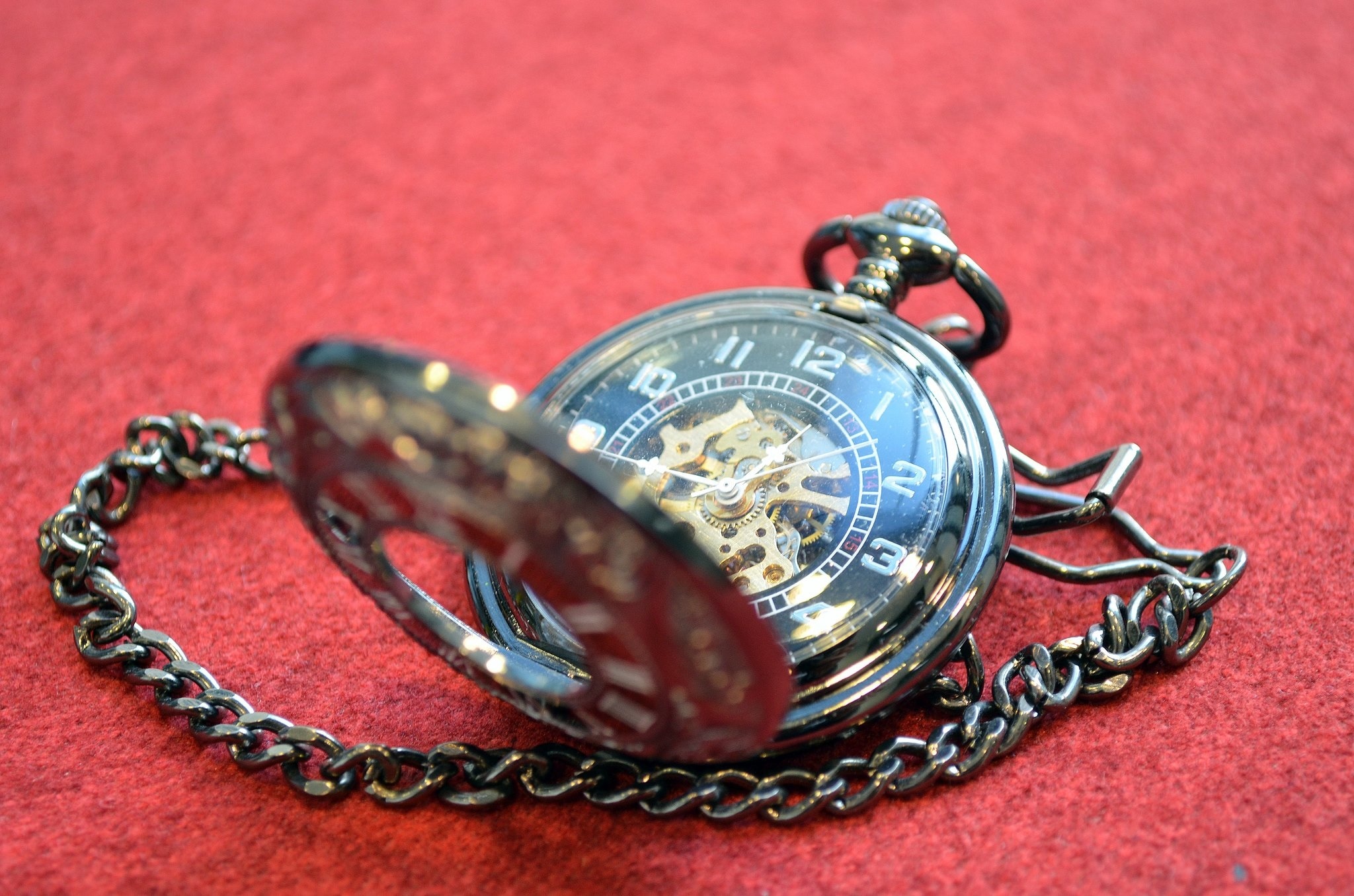 bronze locket watch